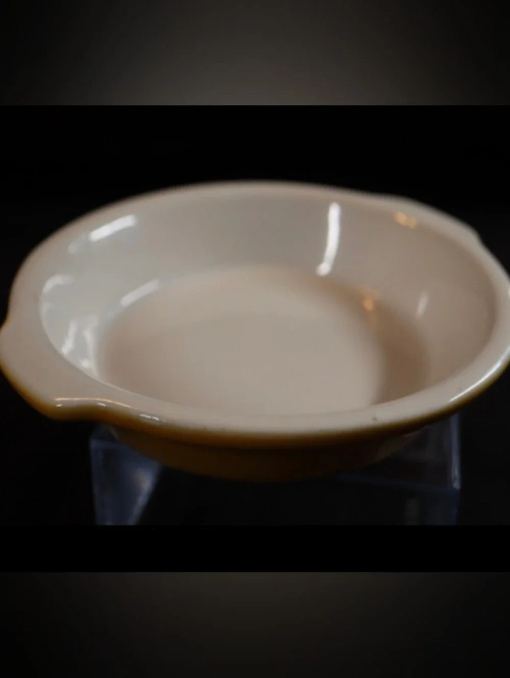 Vintage Cheesware Mini Round Yellow Baking Dish Yellow 5 ¾“ Wide